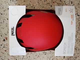Casco de escalada.