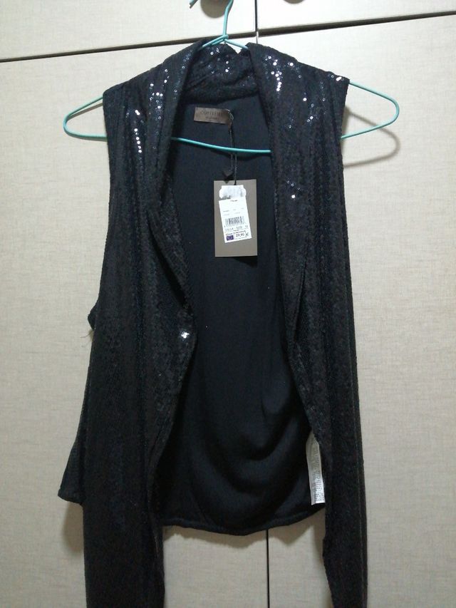 Chaleco lentejuelas