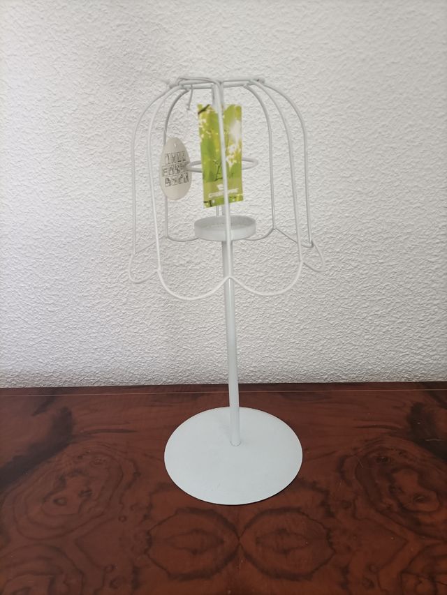 Porta velas con forma de lámpara