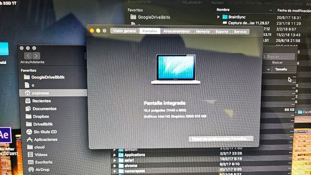 MacBook pro i7 8gb 2011