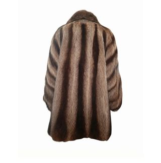 Abrigo Oversize de piel Mapache  U