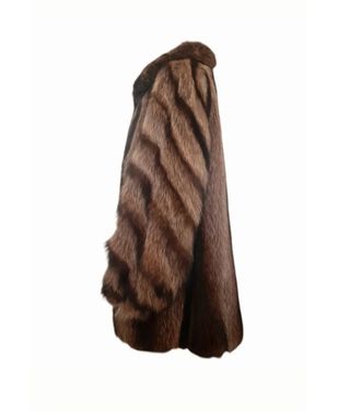 Abrigo Oversize de piel Mapache  U