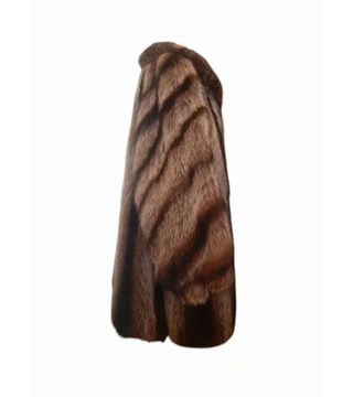 Abrigo Oversize de piel Mapache  U