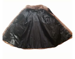 Abrigo Oversize de piel Mapache  U