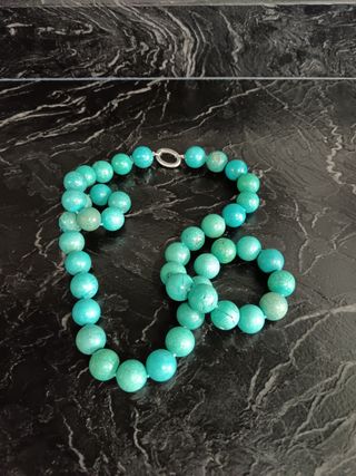 Collar de turquesas naturales 