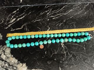 Collar de turquesas naturales 