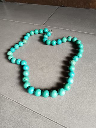 Collar de turquesas naturales 