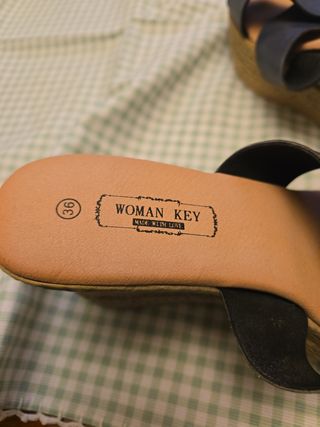 Chanclas  plataforma  talla 36