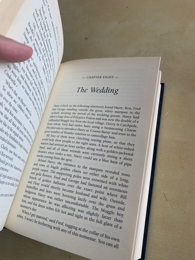 Harry Potter And The Deathly Hallows.