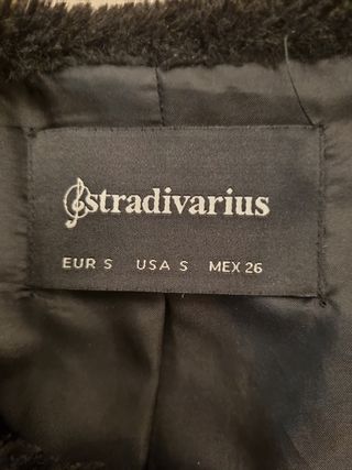 Chaquetón pelo negro para Nochevieja