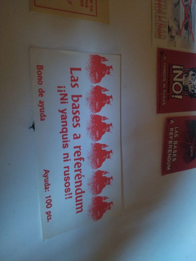 Pegatinas antiguas políticas