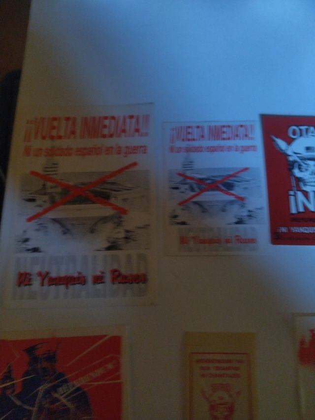 Pegatinas antiguas políticas