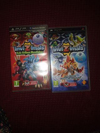 Juegos psp invizimals