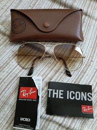 Gafas Ray Ban aviator marrón 