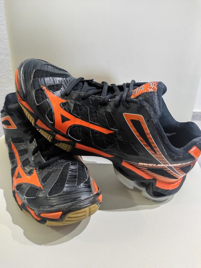 Zapatillas 39 Mizuno wave lightning RX3 🟤🌑