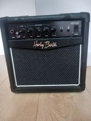 Guitarra eléctrica, funda acolchada, amplificador 