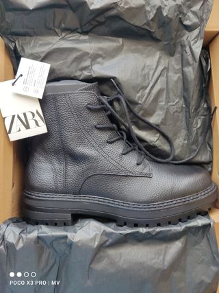 Botines Zara de piel 