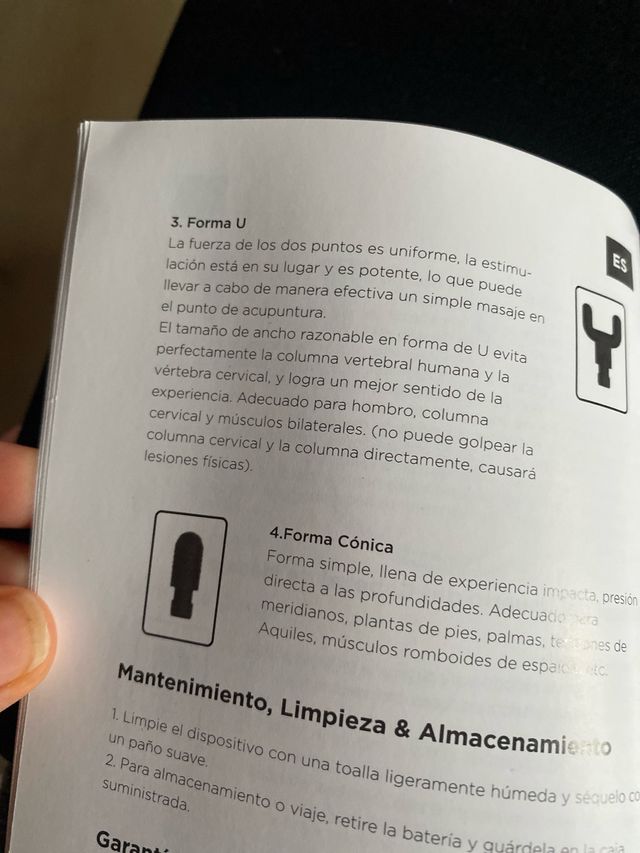 Pistola de masaje muscular Abox nueva