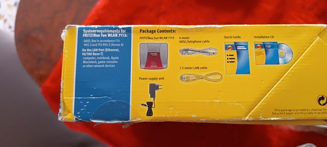 Router wifi + WiLan VoiP Fritz Box