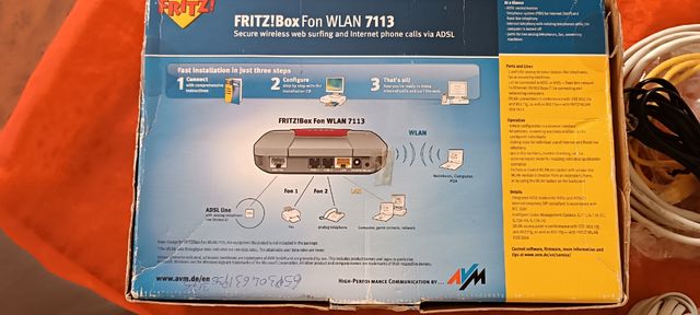 Router wifi + WiLan VoiP Fritz Box