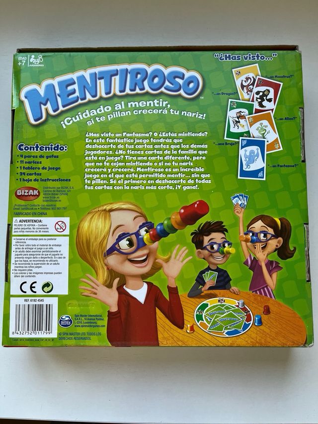 juego de mesa Mentiroso