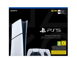 Playstation 5 slim digital 1tb con dos mandos
