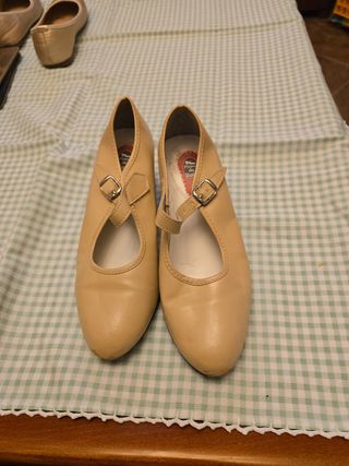 Tacón de baile  talla 35 beig