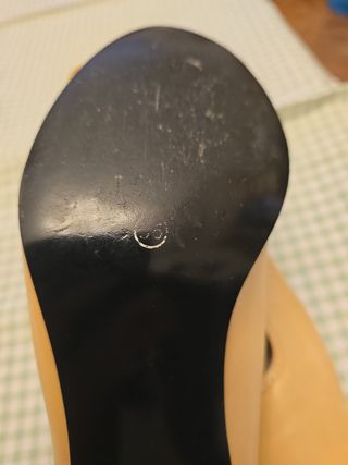 Tacón de baile  talla 35 beig