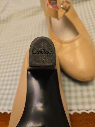 Tacón de baile  talla 35 beig