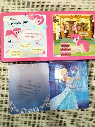 FROZEN LIBRO PUZZLE MEDIANO Nº 1