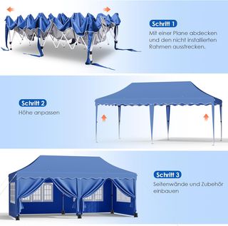 Carpa Plegable 3x6, Carpas para Exteriores