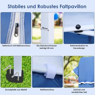 Carpa Plegable 3x6, Carpas para Exteriores