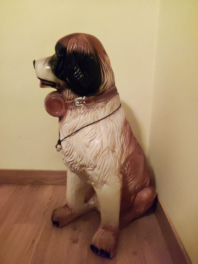 GRAN CERÁMICA PERRO (70CM) SAN BERNARDO