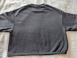 Crop top negro talla M