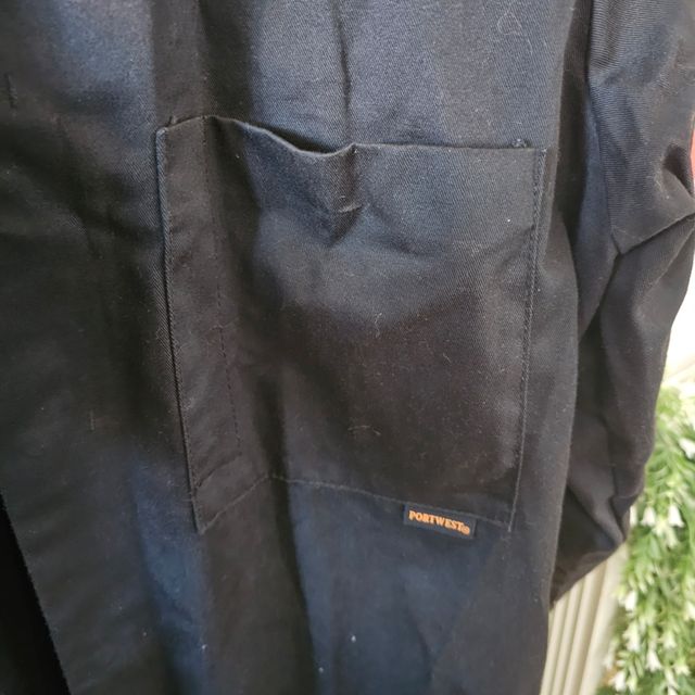 Bata negra trabajo hombre 