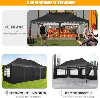 Carpa Plegable 3x6 Carpas para Exteriores
