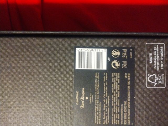 Dom Perignon. Scatola portabottiglie.