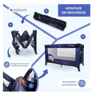 Cuna plegable de viaje 