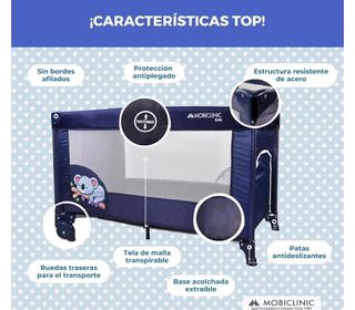 Cuna plegable de viaje 