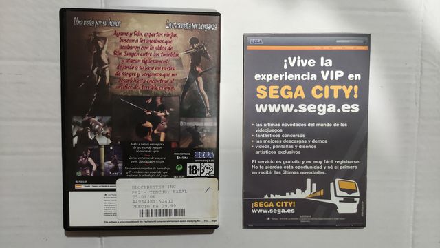 Tenchu Fatal Shadows - PS2 PAL ESP