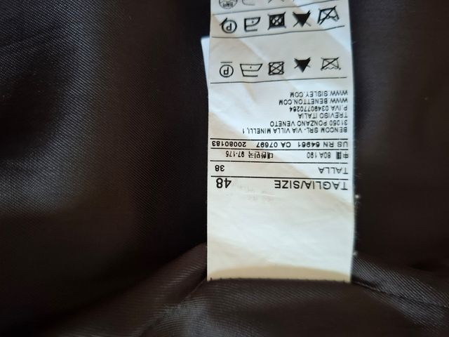 Abrigo Lana Benetton