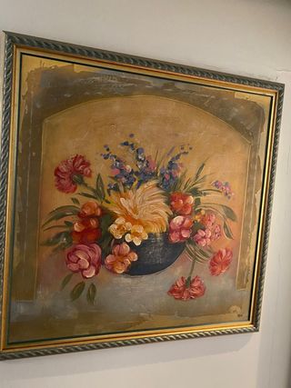 Cuadro florar firmado “Miró’