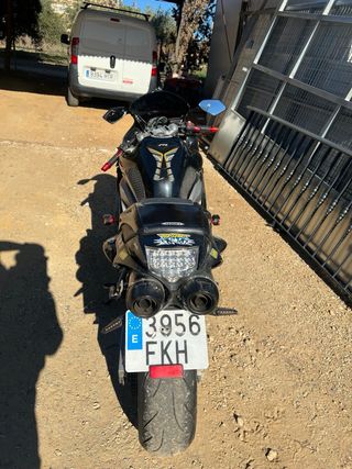 Yamaha fz6 con encadenado r6 2007