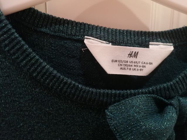 Vestido niña fiesta talla 122/128