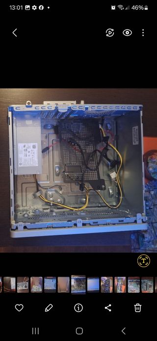 Placa base y caja HP