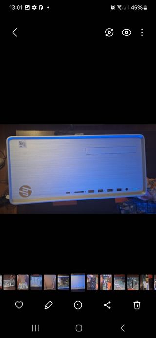 Placa base y caja HP