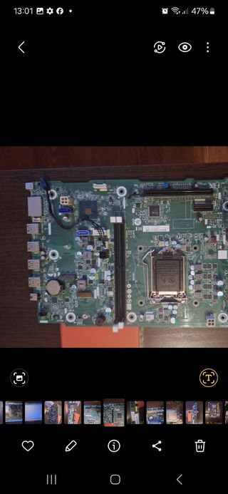 Placa base y caja HP