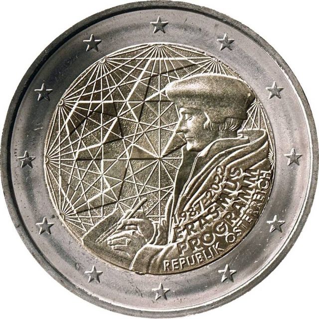 16 Monedas 2 € Erasmus 2022