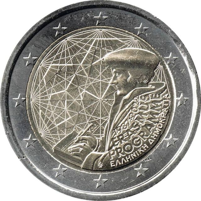 16 Monedas 2 € Erasmus 2022
