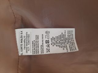 Corte Inglés Abrigo 